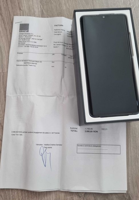 Xiaomi Mi Note 10, Dual SIM, 128GB, 6GB RAM (Samsung S10)