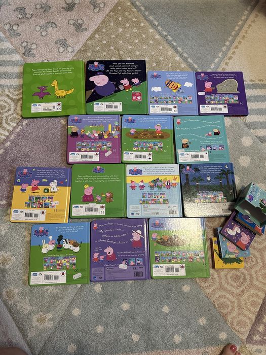 19 броя Английски книжки Peppa Pig