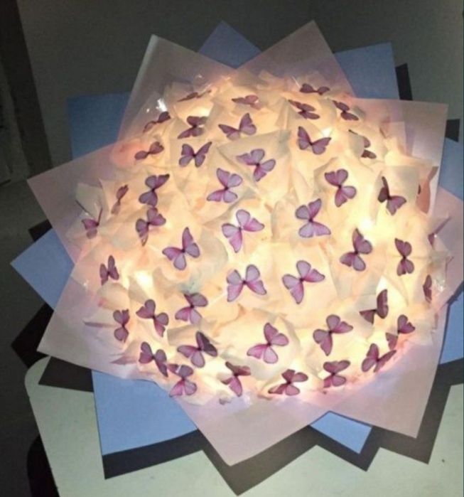 Букет гул капалак бабочка подарки Воздушные Гелиевые шарики ест