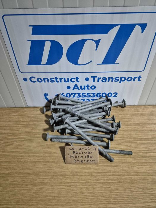 bolturi m10x150 - 34 bucati - lot 2-26-17