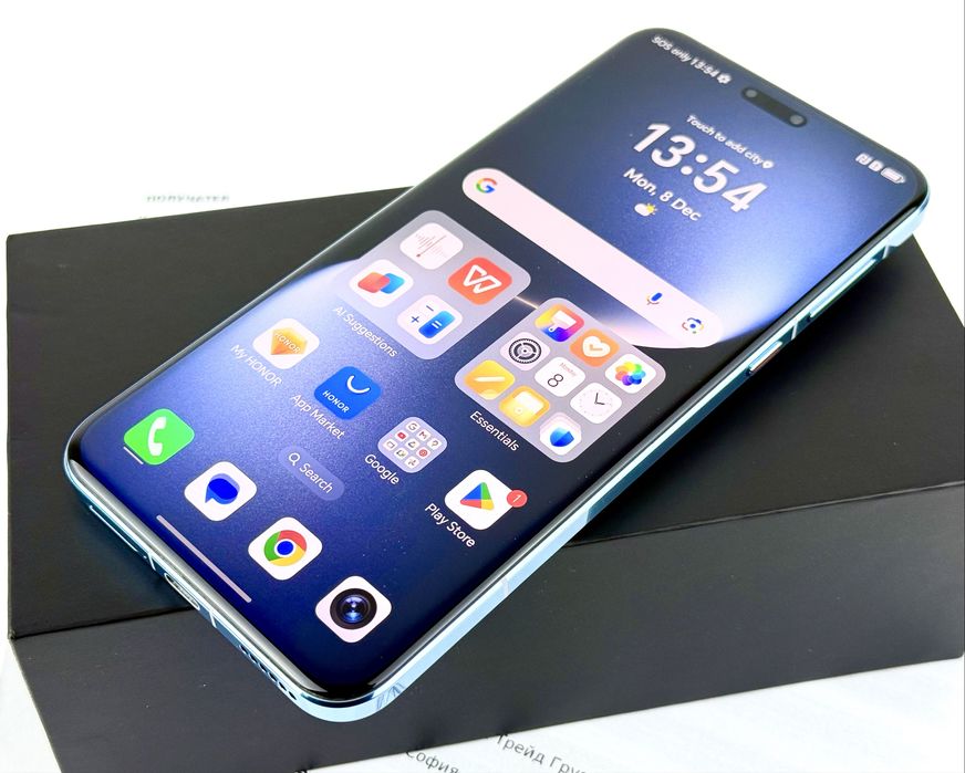 НОВ! Honor Magic 7 Pro 5G 512GB 12RAM Breeze Blue 2г. Гаранция!