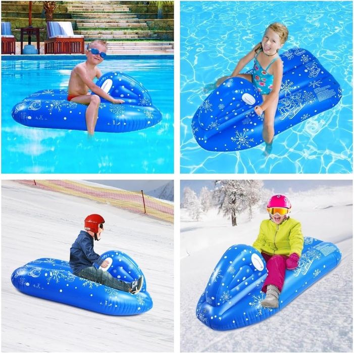 Надуваем джет Sunshine, Сноумобил, Син