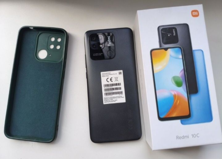 Redmi 10c с коробкой.