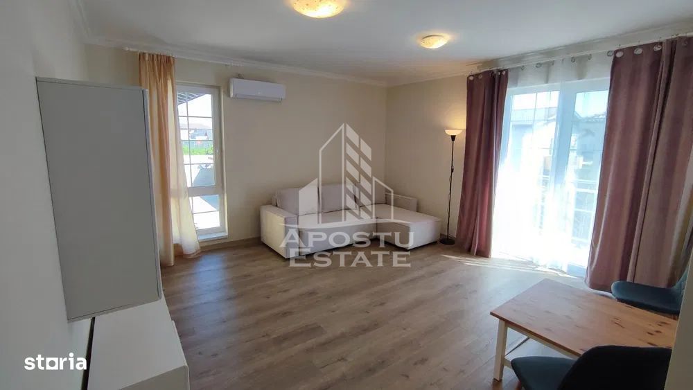 Apartament cu 2 camere, judetul Timis, Giroc, Centrala Proprie
