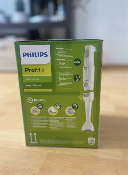 Mixer vertical Philips ProMix 650 W, Alb nou