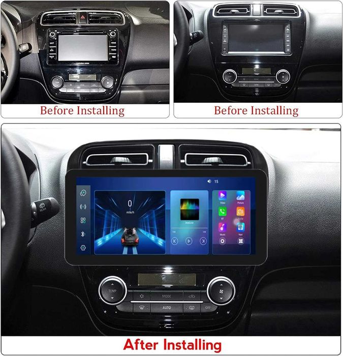 MItsubishi Mirage Attrage 2012-2018 - 9"/12.3'' Андроид Навигация,9639