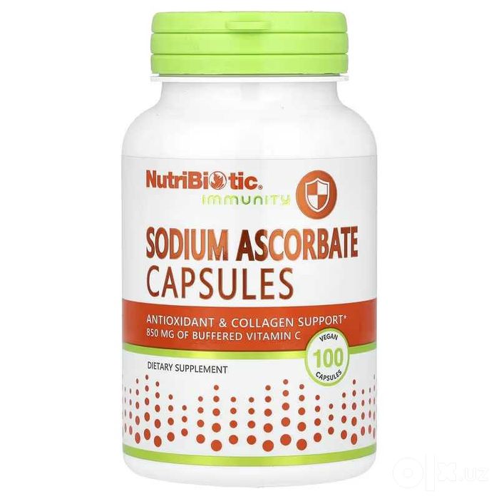 NutriBiotic Immunity Sodium Ascorbate Аскорбат натрия
