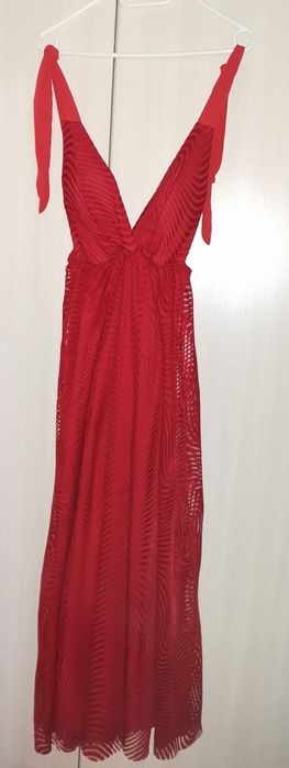 Дамска червена рокля