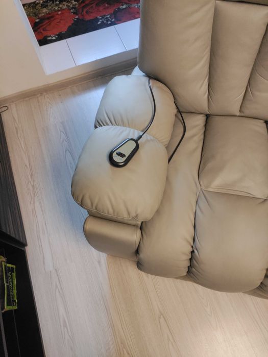 Fotoliu electric recliner cu masaj - că nou, super confort