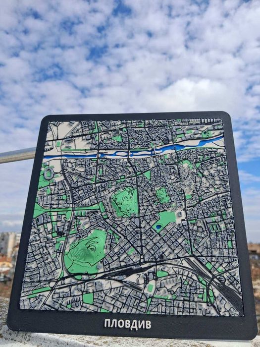 ПЛОВДИВ на длан! 3D Декоративен макет на Тепетата