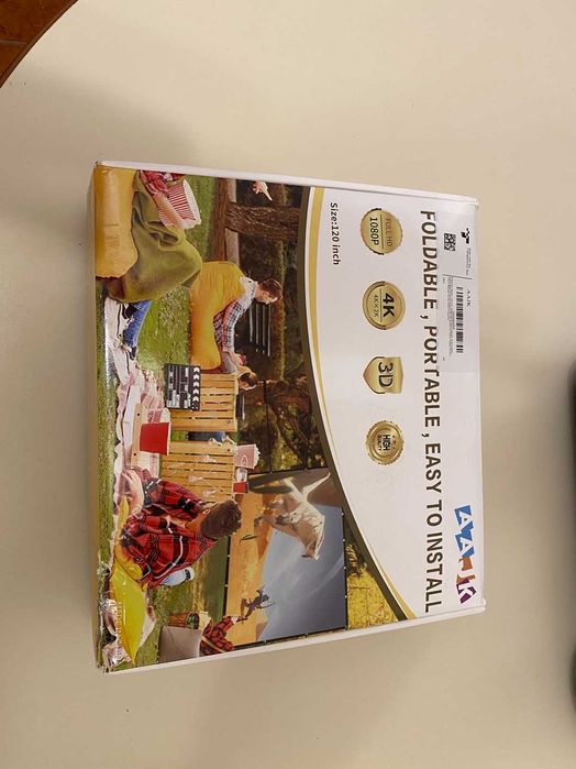 Proiector LED + Ecran Proiecție 120” – Perfect pentru Home Cinema