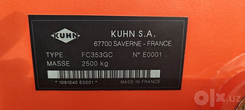 Косилка kuhn 353