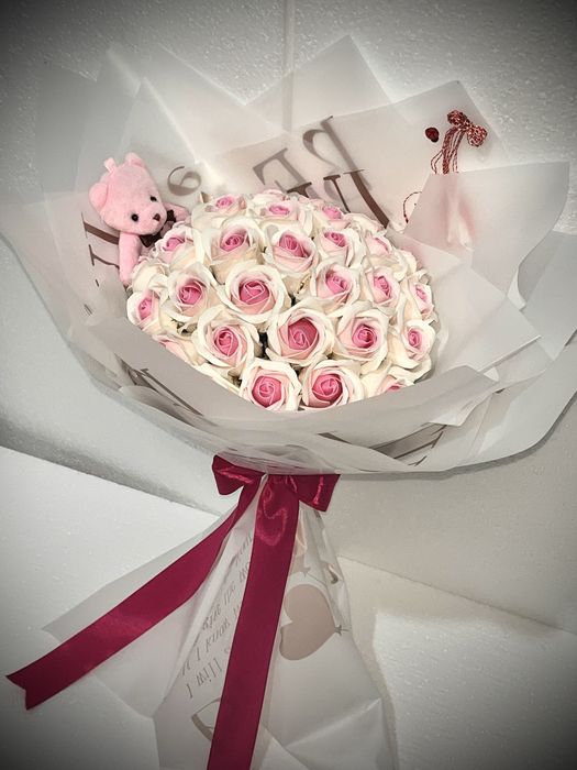 Buchet trandafiri de sapun