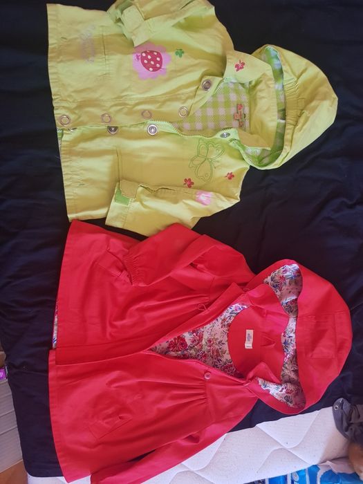 Детски якета 2-3 и 5-6 /110-116, гащеризон 2-3 год и страхотна рокля