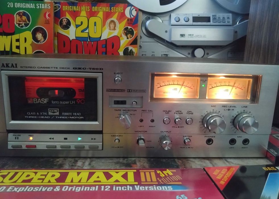 3-HEAD  GXC-750D AKAI  3-MOTOR / Double Capstan/ADR System