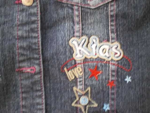 Детски дънков комплект дънково яке с панталон, нов, размер 1