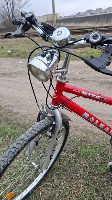 Bicicletă roșie Balkan Arrow de  26" (damă/copii)