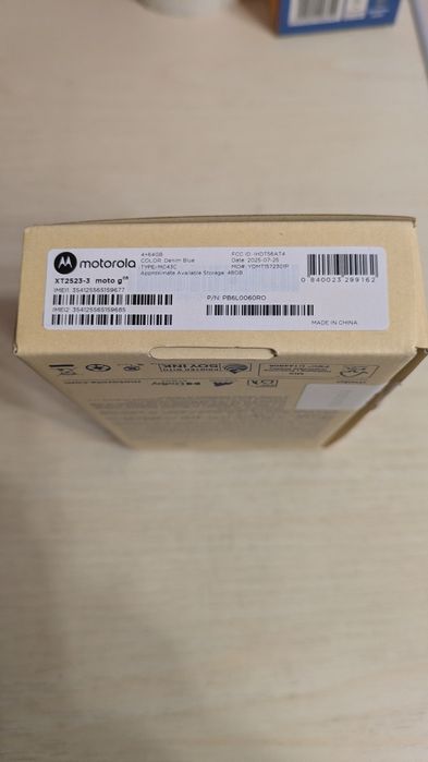 Продавам нов не използван телефон motorola g 05