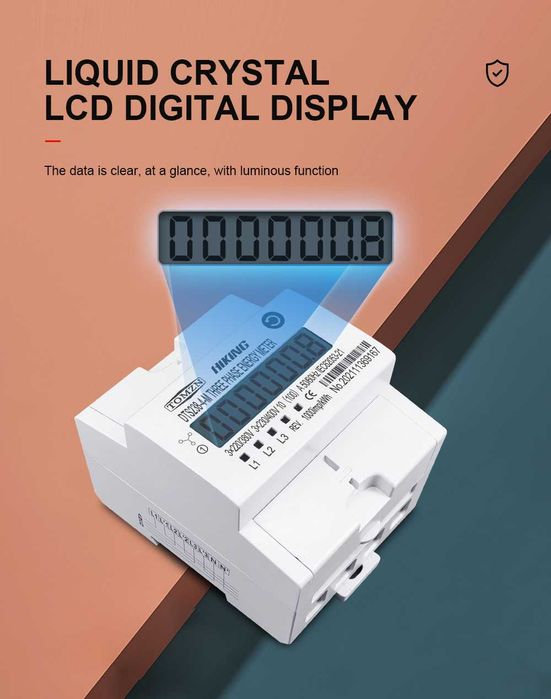 Contoar trifazic/ energy meter 3x230V