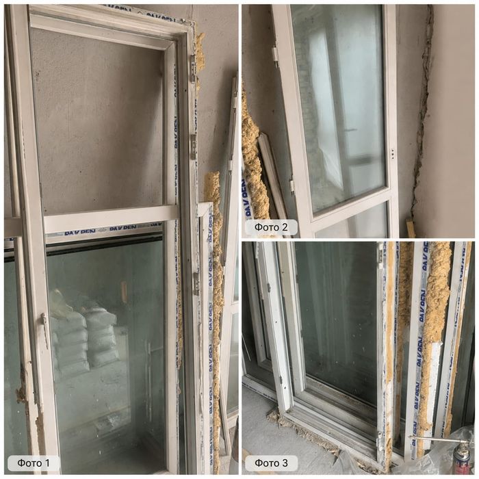 Продается балконный блок, окно пластиковые , хрущевка