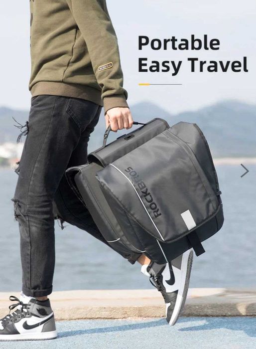 Скидка 20% Супервместительная велосипедная седельная сумка ROCKBROS