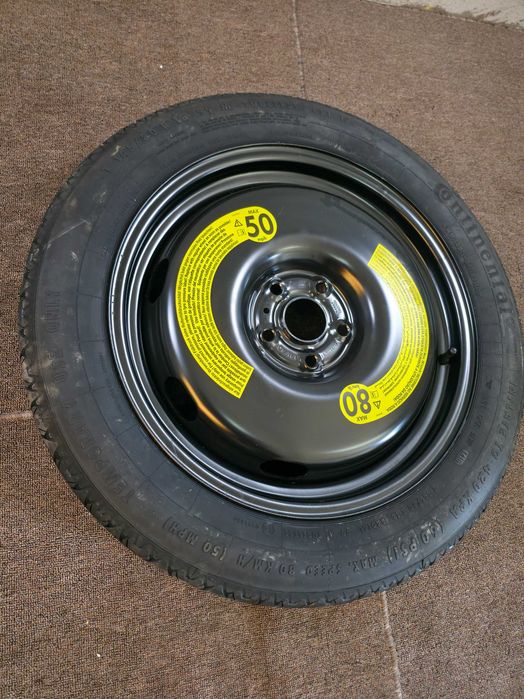 Roata Rezerva Mica SLIM 5x112 18'' 57.1 - 145/80/18 - OEM VW Tiguan Phaeton - Skoda Kodiaq - Audi Q2 Q3 - Seat Tarraco - NOUA !