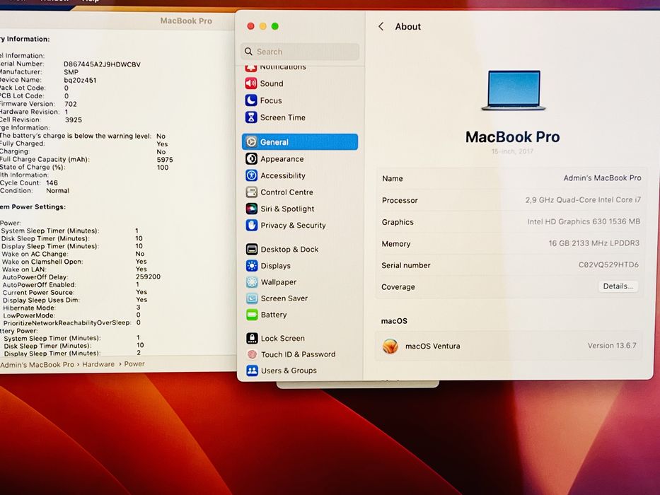 Macbook Pro 15 2017 i7 2,9Ghz 16RAM 512GB Space Gray Гаранция!