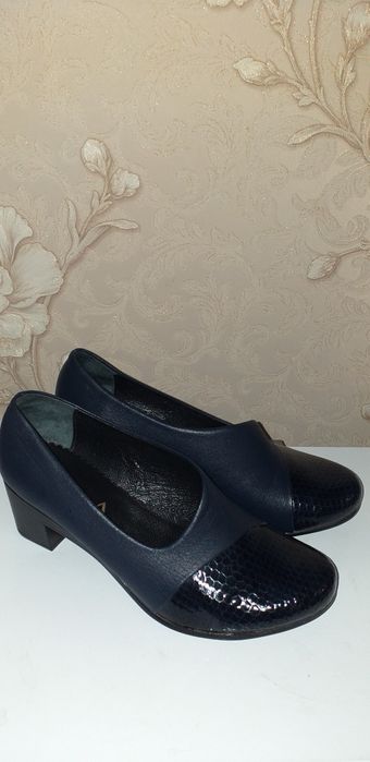 Туфли женские кожаные