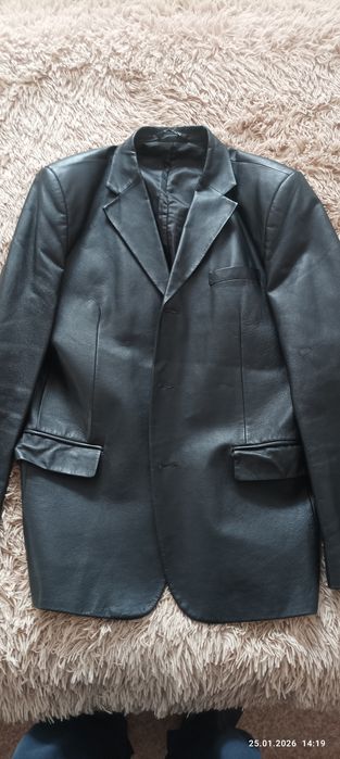 Пиджак мужской кожаный