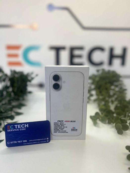 iPhone 17 - 256GB - SIGILAT - GARANTIE 24 LUNI
