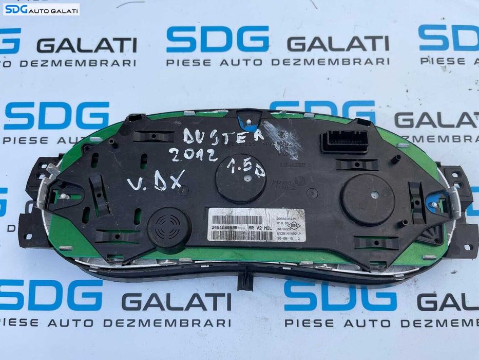 Ceas Ceasuri Cluster Instrumente Bord Dacia Duster 1.5 DCI 2010 - 2018 Cod 248108969R 248108969 [2861]