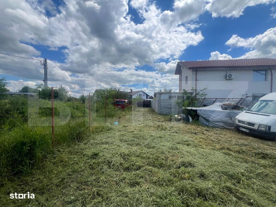 Teren intravilan, 1231 mp, dubla deschidere, zona Preajba