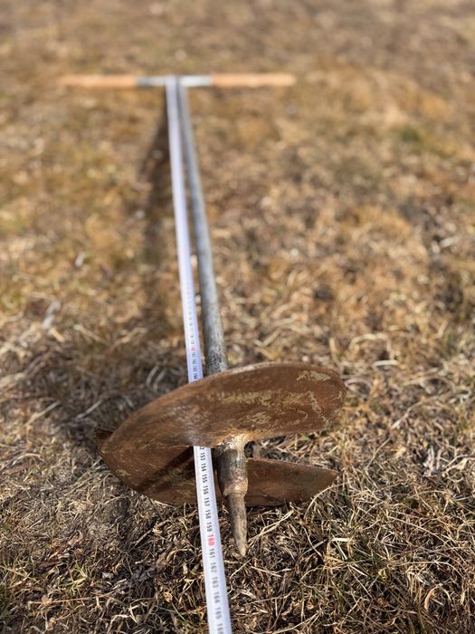 Foreza manuală 230mm, burghiu gropi pamant gradina