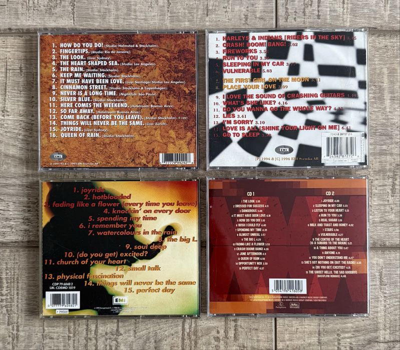 Lot 12 cd-uri originale Sandra/Roxette/Saragossa Band