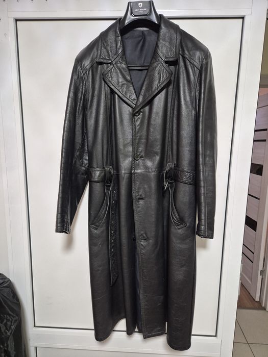 Кожаный плащ времён СССР