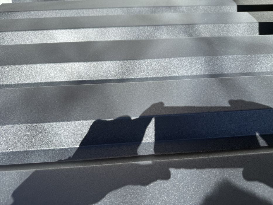 Tablă Cutată Fațadă Gard RAL 7024 gri antracit MAT T35 0,5mm 4,1m 6,1m