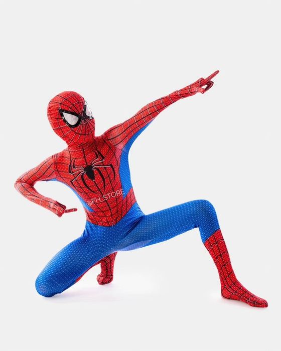 Детский костюм человек паук 4,5,6, 7 лет (110, 120, 130 рост)