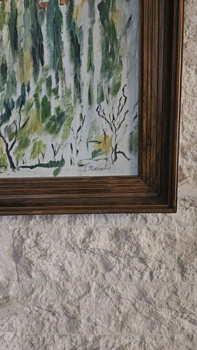 Изключително красива и свежа картина. Масло.