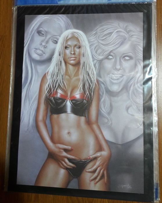 Poster cartonat Justin Timberlake , Beyoncee , Christina Aguilera , Or