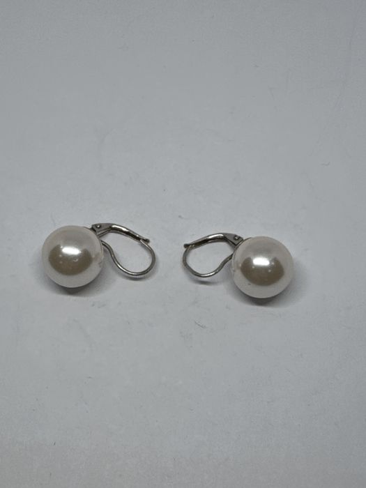 сребърни обеци с перли 5.32гр 925