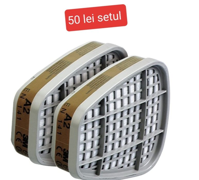 Masca profesionala 3M Polonia + filtre carbon prefiltre capace