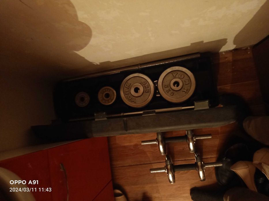 Гантели в комплекте