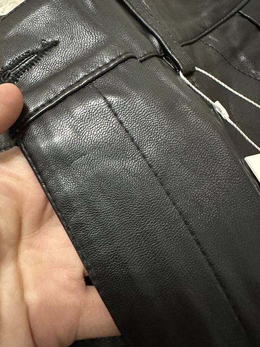 Кожанные брюки женский