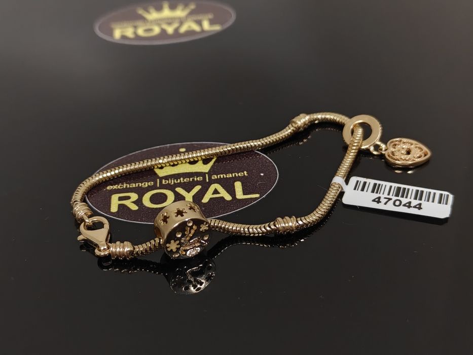 Bijuteria Royal: Brățară aur 14k /9.60 gr