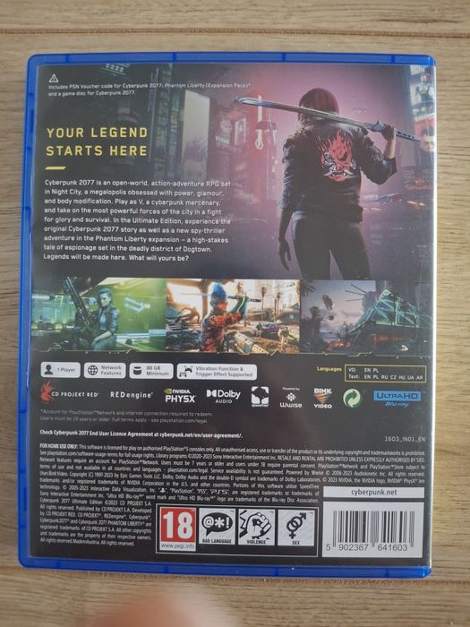 Joc ps5 Cyberpunk 2077 ultimatum edition