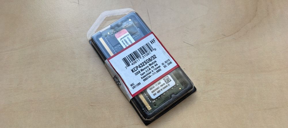 Memorie RAM Laptop Kingston 32GB 3200Mhz DDR4_1x32GB_NOUA/SIGILATA_