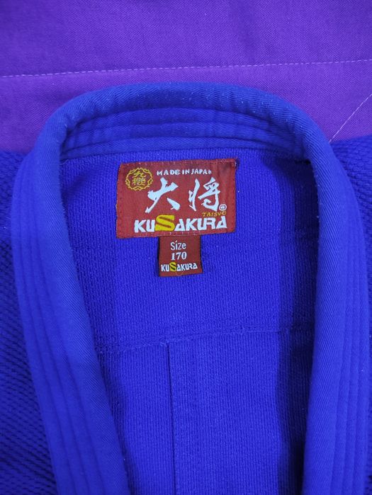 кимоно для дзюдо kuSakura синий 170