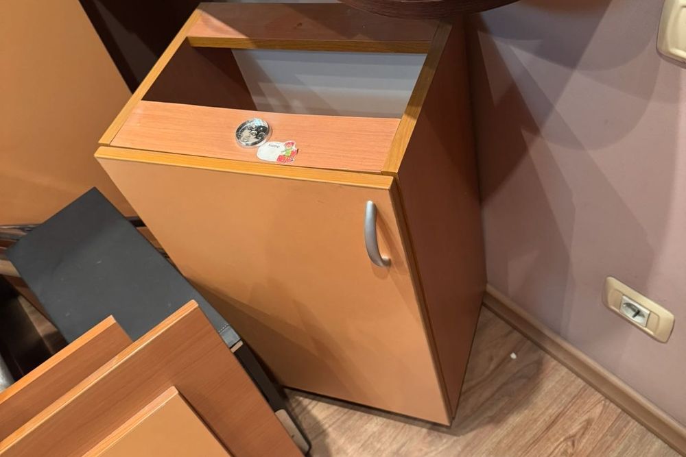 Dulap PAL dormitor cu usi glisante+oglinda+mini dulap+placaj pat