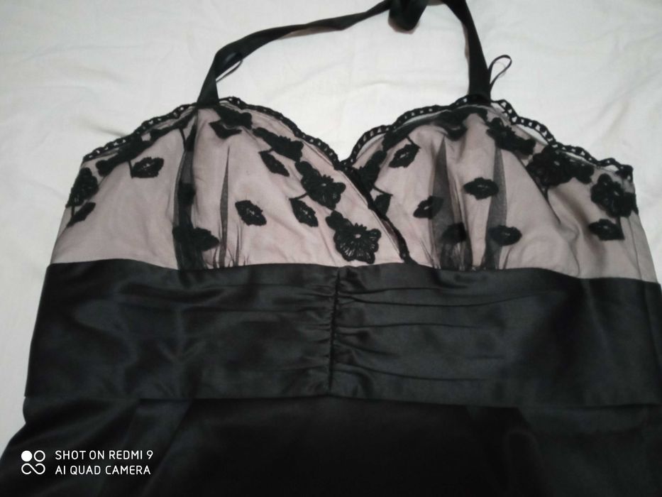 Елегантна черна рокля Next 18 размер