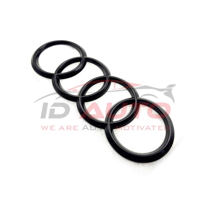 Емблема предна или задна емблема Ауди Audi A5, A4 A7 A8, черен гланц